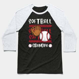 My Favorite Softball Player Calls Me Grandpa Gift for Softball Grandpa Grandfather Baseball T-Shirt